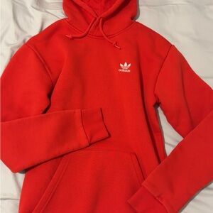 Adidas Bold Red Pullover Hoodie